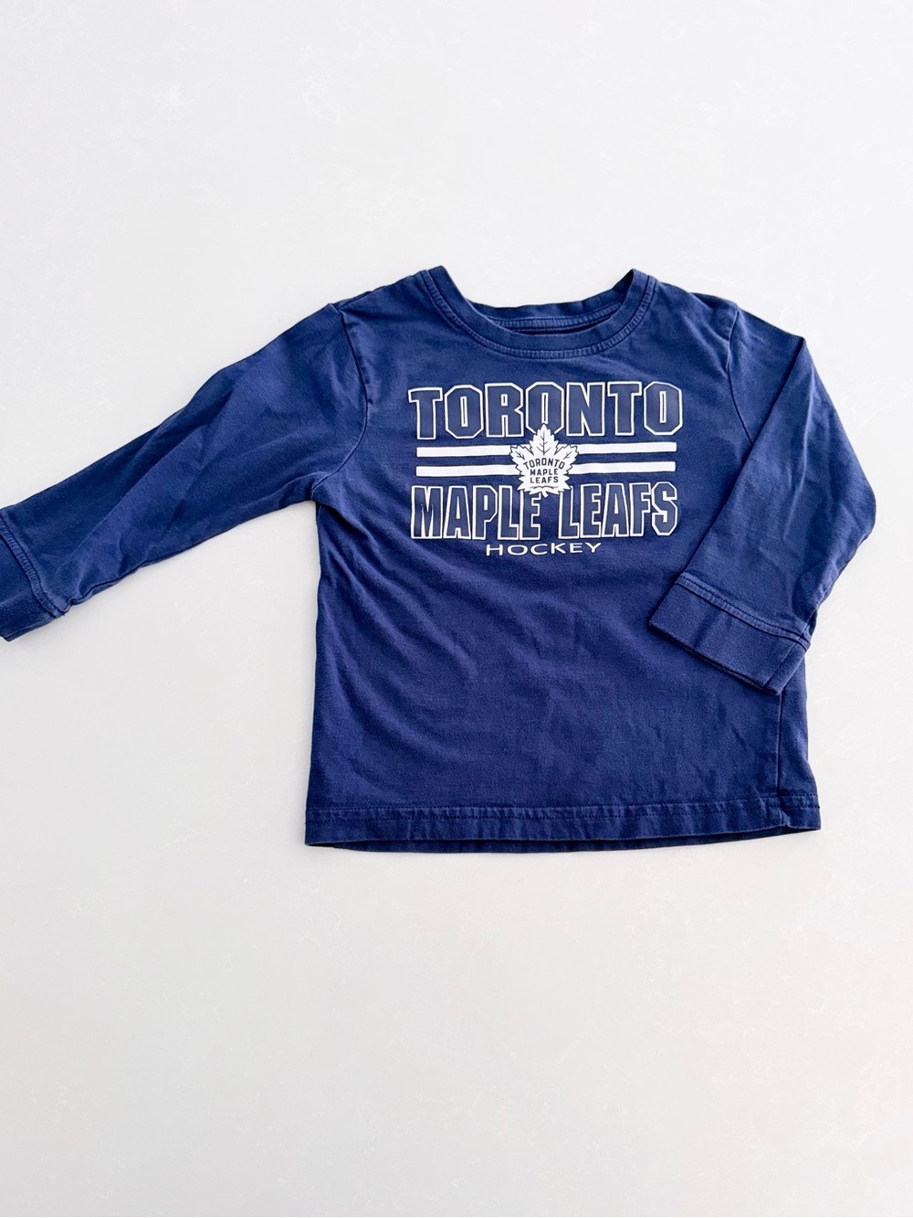 Official NHL Toronto Maple Leafs Toddler Long-Sleeve Shirt • Size 2T